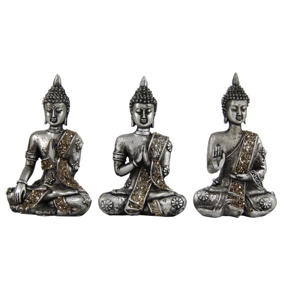 Set of 3 Buddhas Dunelm