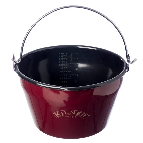 Kilner Red Enamel Jam Pan