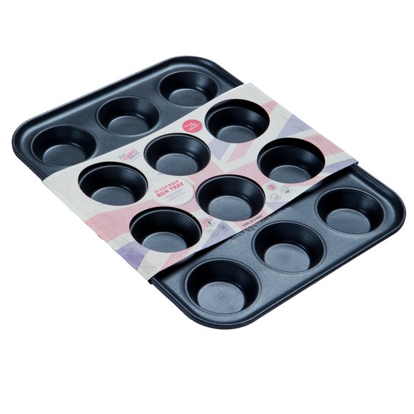 Great British Bakeware 12 Cup Deep Bun Tray