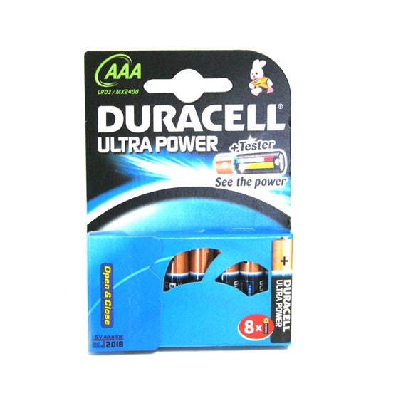 Duracell Ultra Power AAA 4+4 Free Batteries