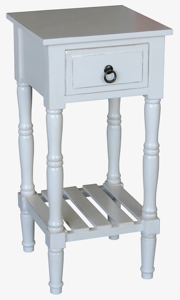 Brooklyn White Telephone Table