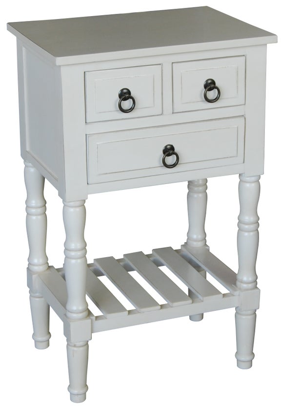 Brooklyn White Side Table