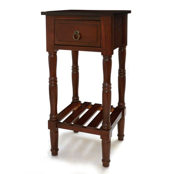 Brooklyn Dark Wood Telephone Table