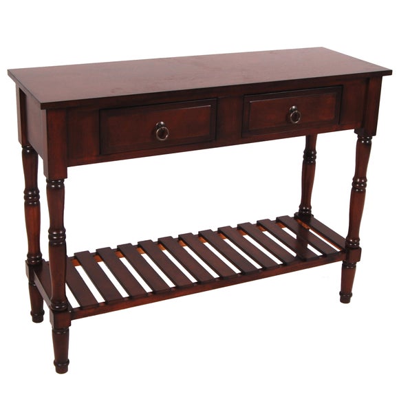 Brooklyn Dark Wood Console Table