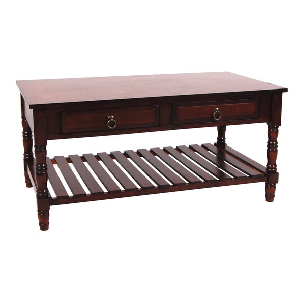 Brooklyn Dark Wood Coffee Table