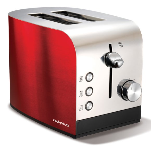 Morphy Richards 44206 Red Accents 2 Slice Toaster