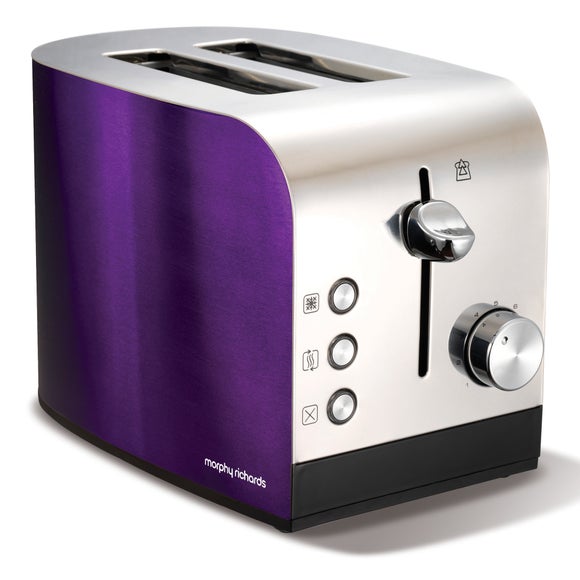 Morphy Richards 44207 Plum Accents 2 Slice Toaster