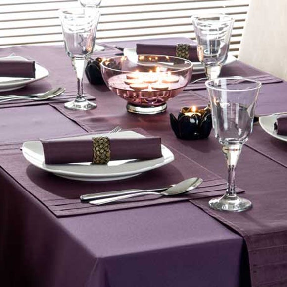 Purple Spectrum Collection Round Tablecloth