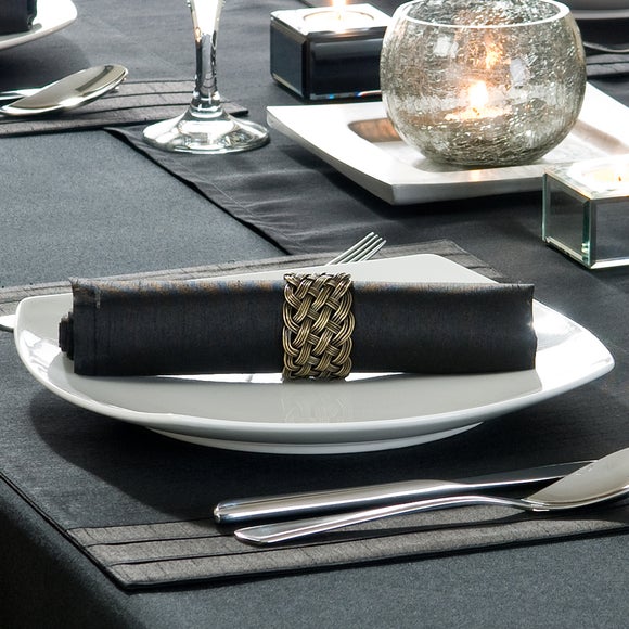 Black Spectrum Collection Pack of 4 Napkins