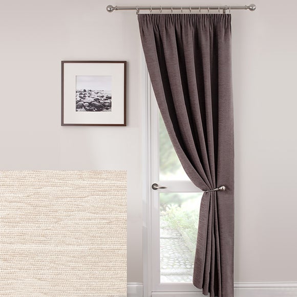 Dalton Lined Pencil Pleat Door Curtain