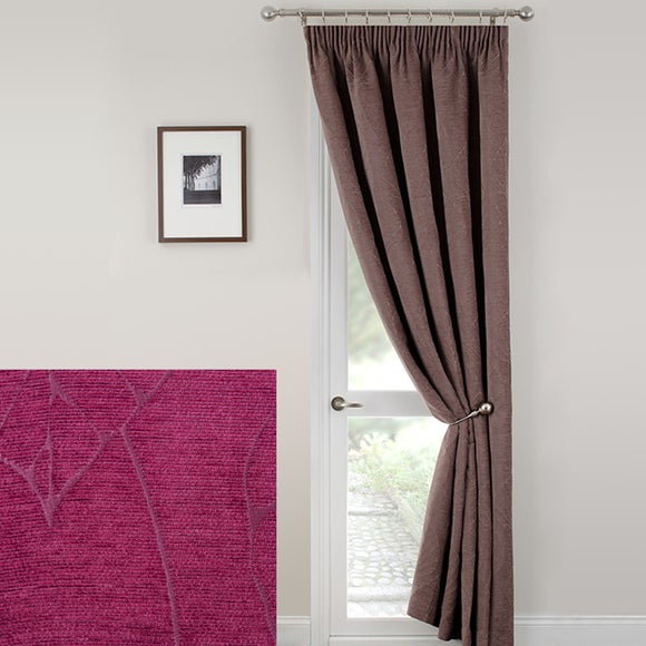 Winslow Lined Pencil Pleat Door Curtain