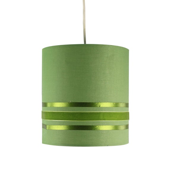 Green Sicily Striped Pendant