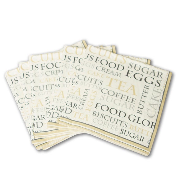 Glorious Food Collection Paper Napkins