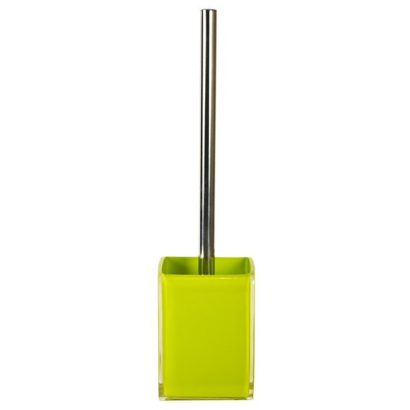 Lime Brights Collection Acrylic Toilet Brush Holder