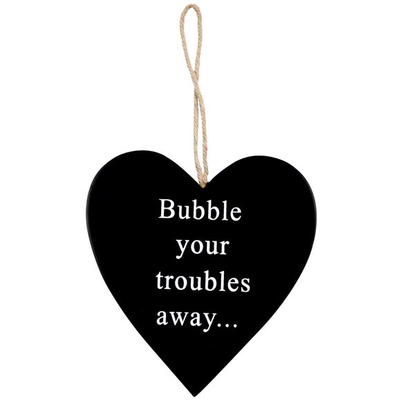 Bubble Your Troubles Hanging Sign