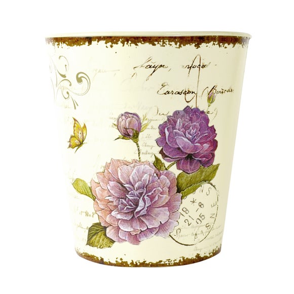 Florence Collection Metal Bin