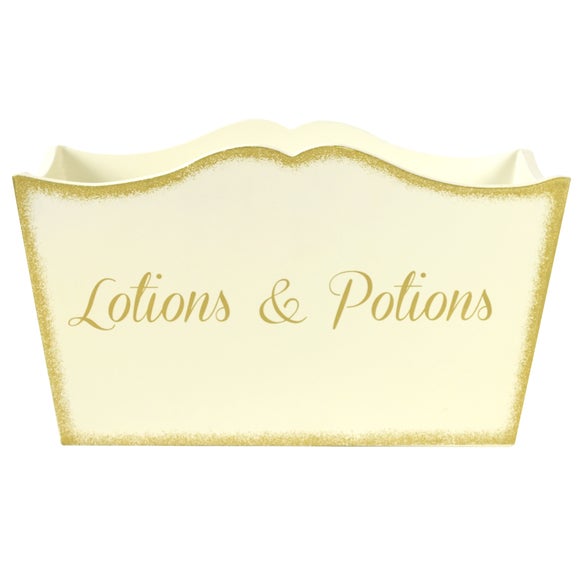 Lotions & Potions Storage Box Dunelm