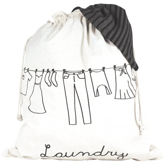 Printed Laundry Bag