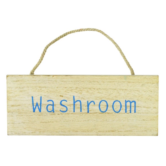 Nautical Collection Washroom Hanging Sign