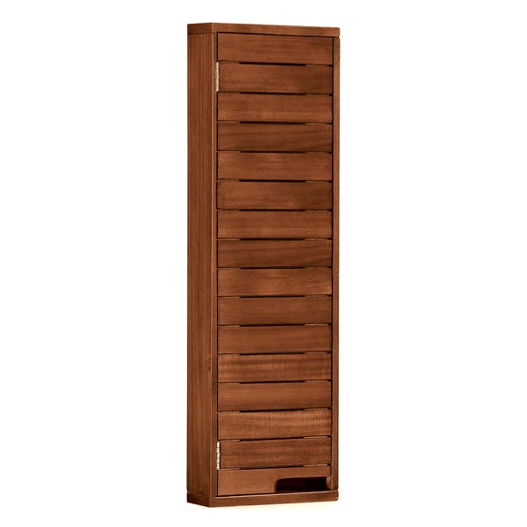 Marseille Acacia Slatted Corner Wall Unit