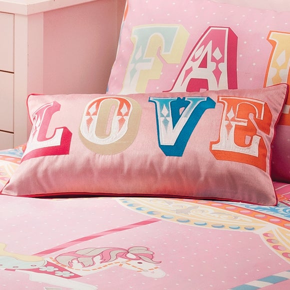 Kids Carousel Collection Filled Cushion