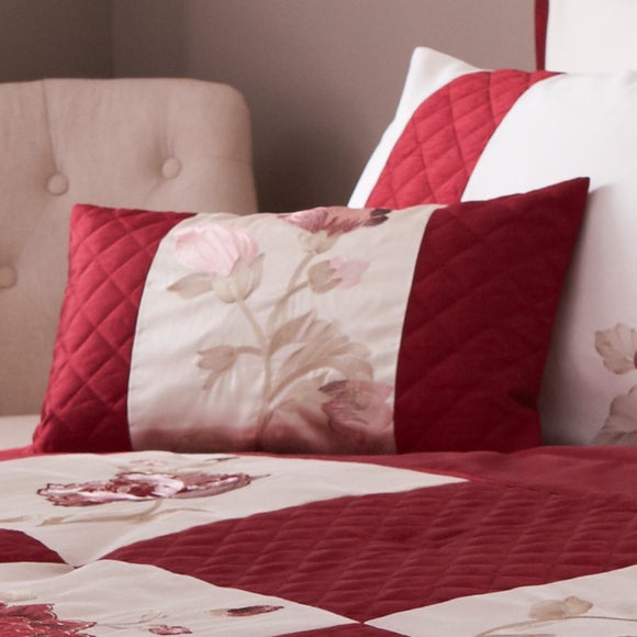 Red Veronique Collection Filled Cushion