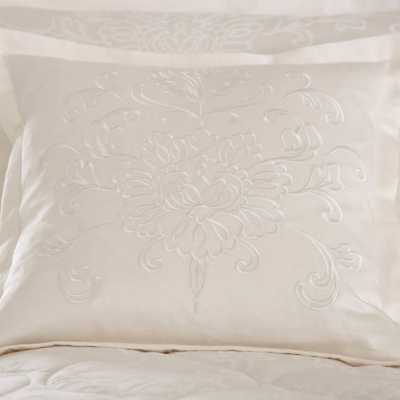 Dorma Cream Pascale Collection Filled Cushion