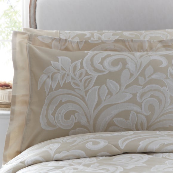 Dorma Gold Versailles Collection Oxford Pillowcase