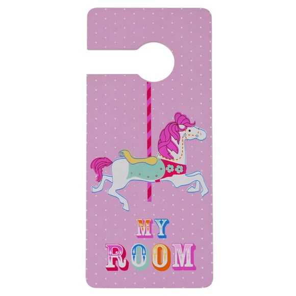 Kids Carousel Collection Door Hanger