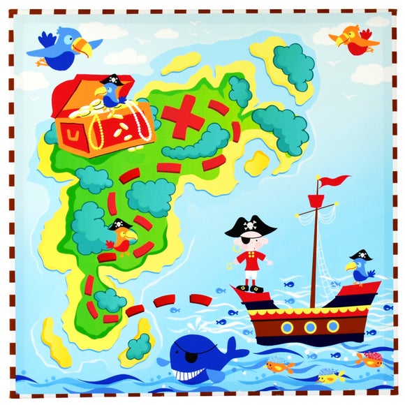Kids Jolly Pirates Collection Printed Canvas