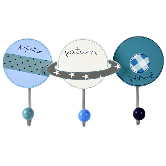 Space Mission Collection Set of 3 Wall Hooks