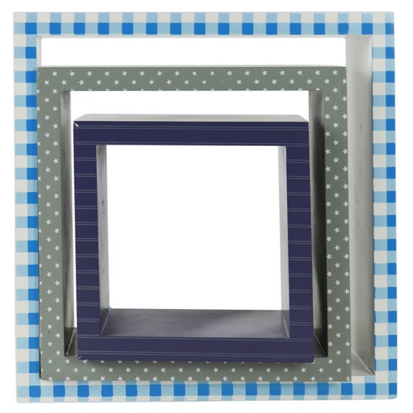 Space Mission Collection Triple Square Shelves
