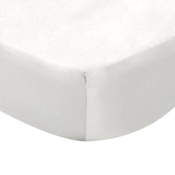 Dorma 350 Thread Count Plain Dye Bedlinen Collection Extra Deep Fitted Sheet