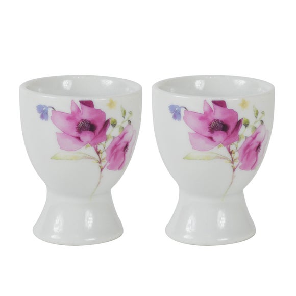 Floral Watercolour Collection Pair of Egg Cups