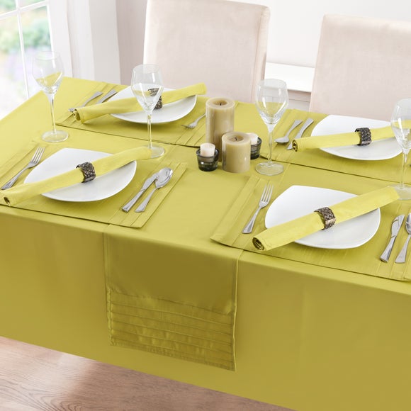 Lime Spectrum Collection Round Tablecloth