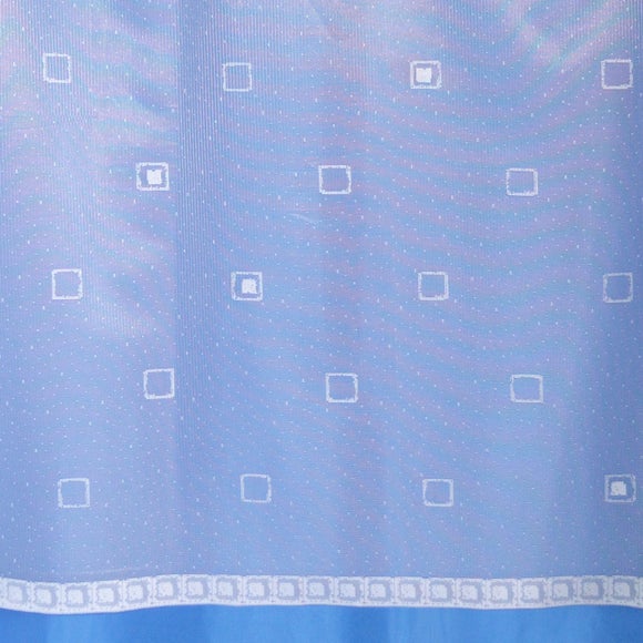 White Squares Lace Voile Panel