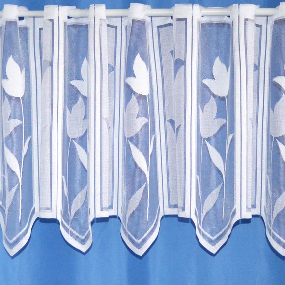White Tulip Cafe Net Fabric