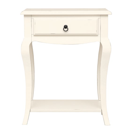Florence Ivory Telephone Table Dunelm
