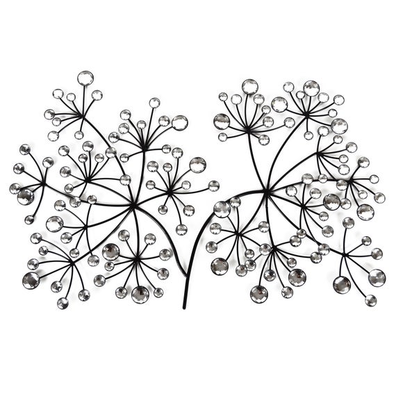 Bling Tree Metal Wall Art
