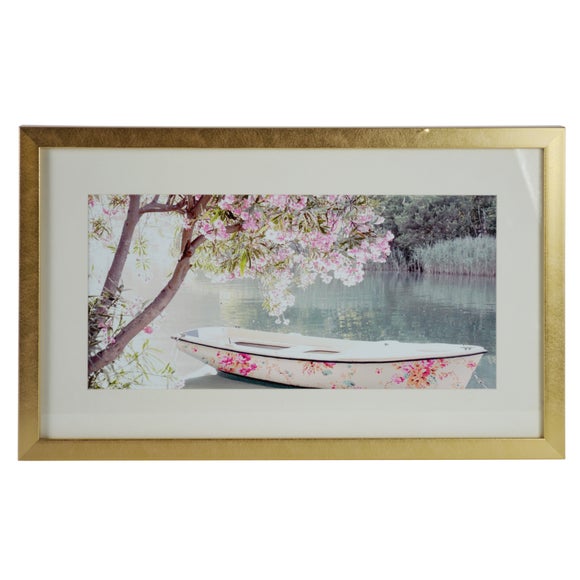 Blossom Boat Framed Print