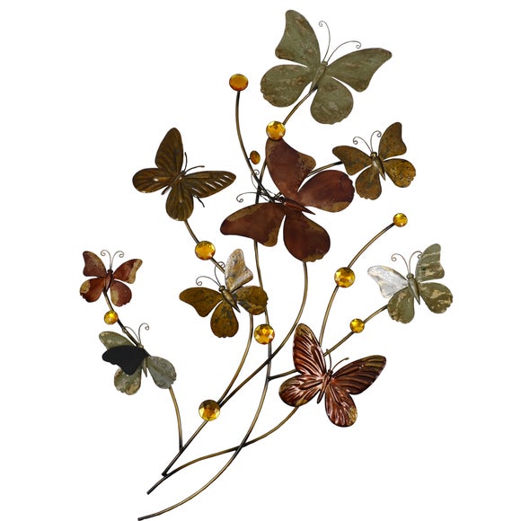 Butterfly and Jewel Wall Art