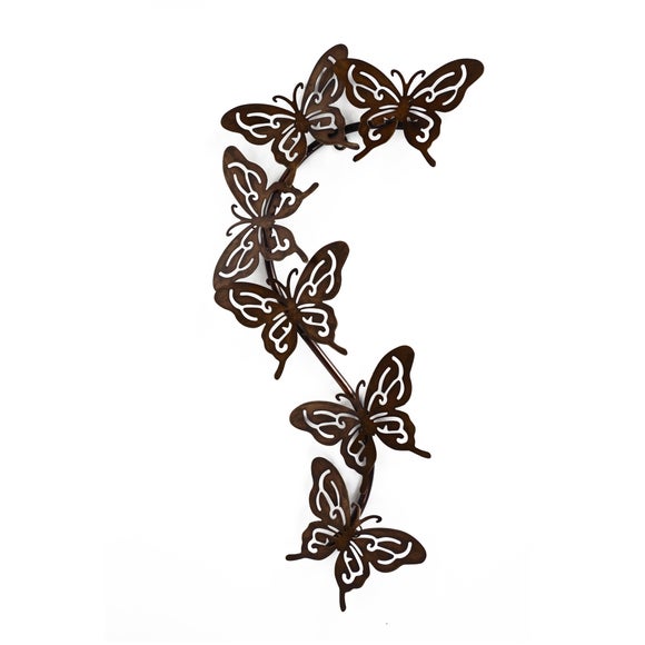 Cut Out Butterflies Metal Wall Art