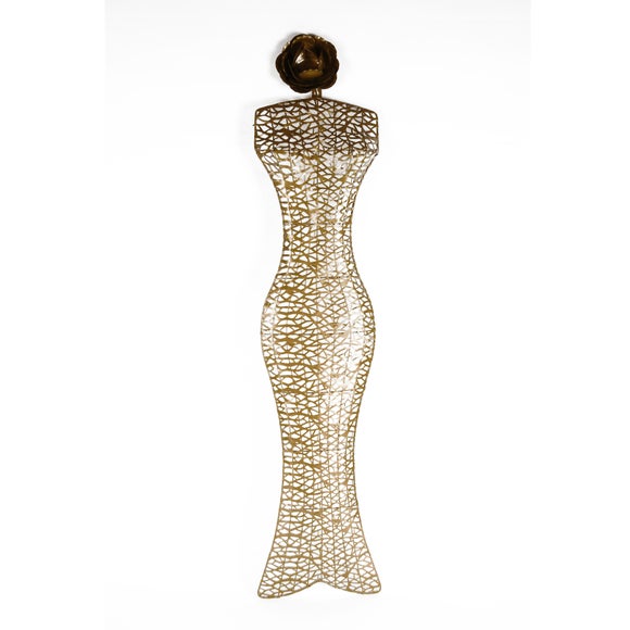 Bronze Mannequin Metal Wall Art