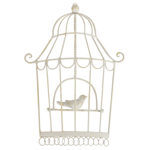 Cream Metal Birdcage