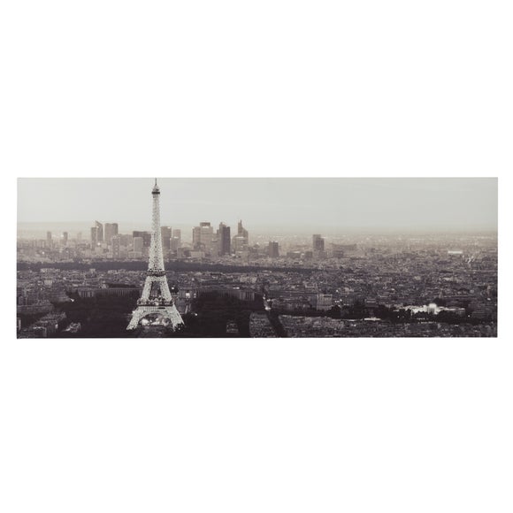 Paris Night Scene Printed Canvas
