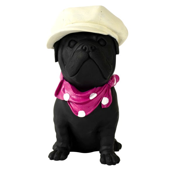 Sparkle Collection Dog with Hat and Scarf Dunelm