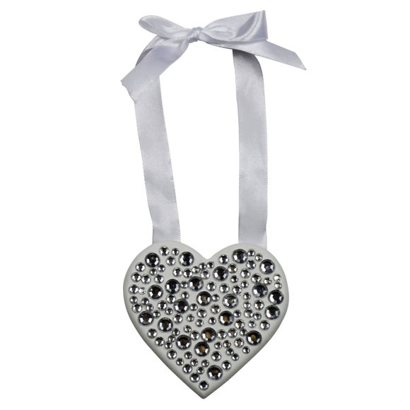 Sparkle Collection Hanging Diamante Heart