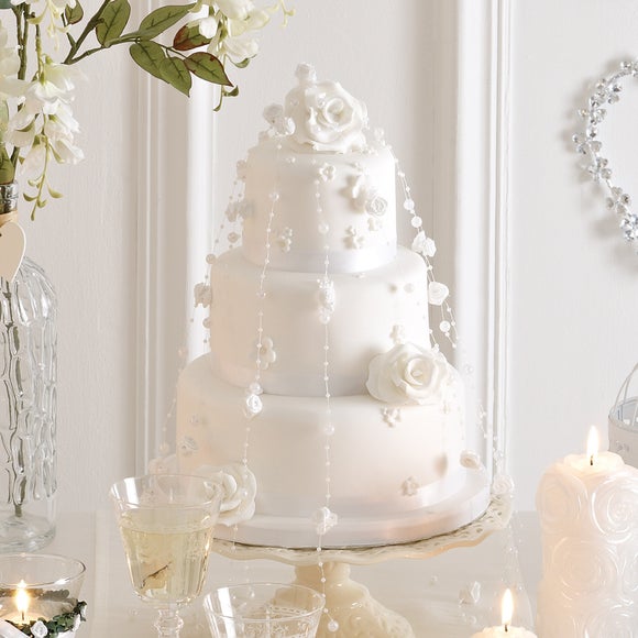 Wedding Collection Pearl and Rose Garland