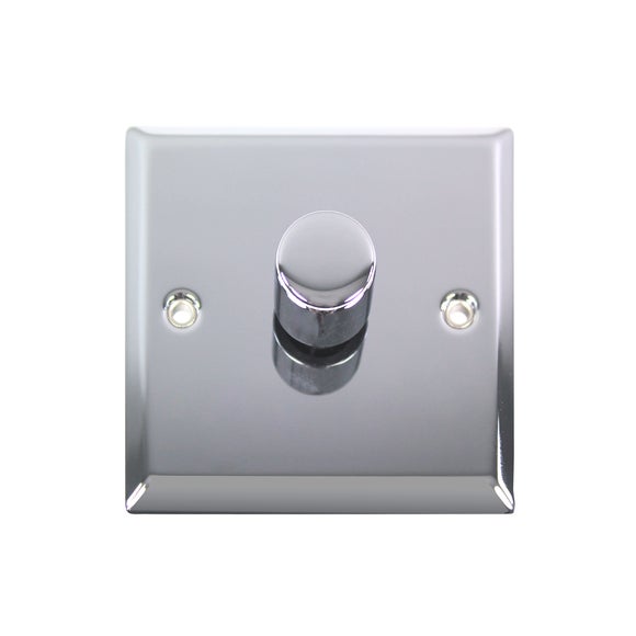 1 Gang 2 Way Chrome Dimmer Switch Dunelm