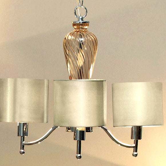 Hotel Glass 3 Light Fitting